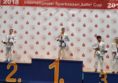 Judoka podium goud