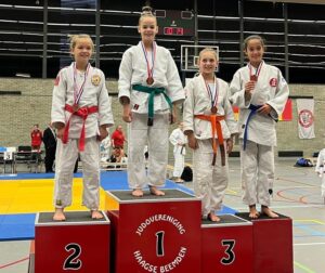 Jadey van Buel Goud judokampioenschappen Breda 